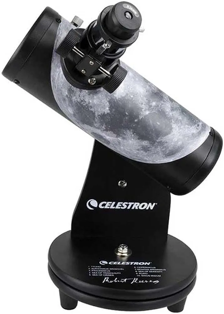 Celestron FirstScope teleskop, Robert Reeves'ten ay, siyah - Görsel 5