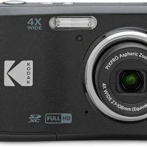 Kodak Friendly Zoom FZ45 Dijital Fotoğraf Makinesi -16MP, 4x Optik Yakınlaştırma, 2.7 inç LCD Ekran (Siyah)