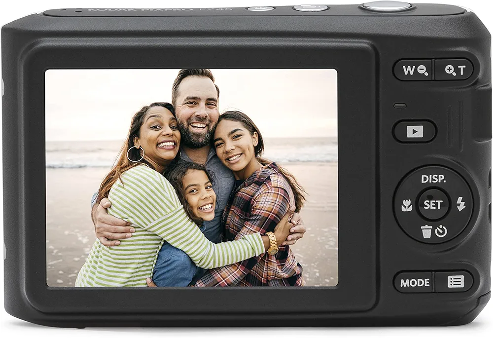 Kodak Friendly Zoom FZ45/4x Yakınlaştırma Dijital Fotoğraf Makinesi-Beyaz - Görsel 2