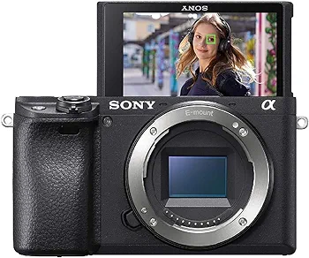 Sony Alpha 6400 | APS-C aynasız kamera, Sony 16 – 50 mm güçlü zoom objektifli | insanlar ve hayvanlar için göz tanıma özelliğine sahip 0,02s hızlı otomatik odaklama, 4K film çekimleri ve vlogging için - Görsel 5
