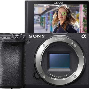 Sony Alpha 6400 Body I Sony Alpha 6400 | APS-C APS-C Aynasız Fotoğraf Makinesi (24.2Mp, Hızlı 0.02sn otomatik fokus, göz takibi otomatik netleme, 4K Video kayıt) (Sony Eurasia Garantili)
