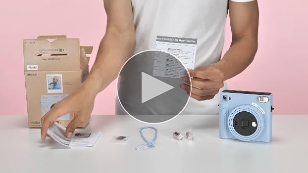 instax Square SQ1 şipşak fotoğraf makinesi, cam mavisi - Görsel 5