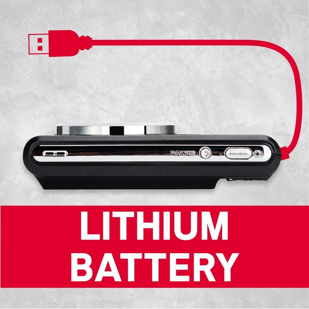 AgfaPhoto DC5500 24MP 8x Zoom Kompakt Dijital Fotoğraf Makinesi - Görsel 5