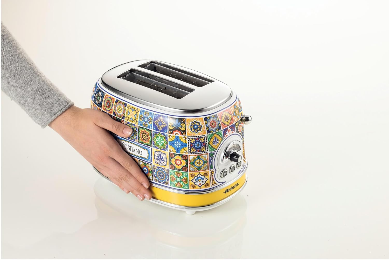 Ariete Positano Ekmek Kızartma Makinesi 2 Dilim 0155/1P - 810 Watt, Metal Gövde, 2 Dilim Kapasite, Buz Çözme, Isıtma, 6 Kızartma Ayarı, Kolay Temizlik, Çıkarılabilir Kırıntı Tepsisi - Görsel 2