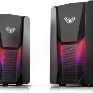 Aula N-108 1+1 USB/Aux Stereo 2.0 RGB Masaüstü Gaming Oyuncu Hoparlör Speaker Ses Sistemi