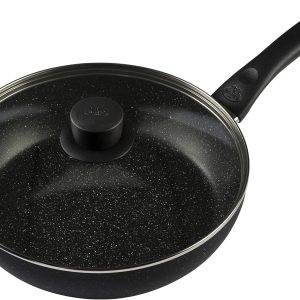 BALLARINI Vipiteno güveç tavası, yüksek kenarlı, yapışmaz kaplamalı, kapaklı, alüminyum, yuvarlak, çap 28 cm