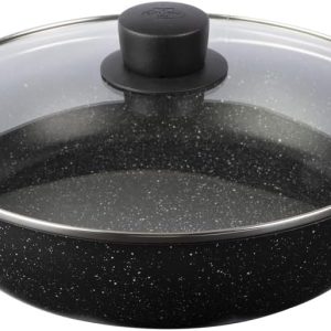 BALLARINI Vipiteno kapaklı kızartma tenceresi, indüksiyonlu kızartma tenceresi, yapışmaz kaplama, güveç tenceresi, alüminyum, yuvarlak, çap 28 cm