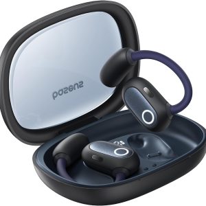 Baseus OS Eli Fit Open-Ear True Kablosuz Kulaklık, Kozmik Siyah