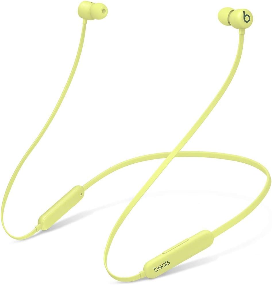 Beats Flex Kablosuz Kulak İçi Kulaklık – Apple W1 Kulaklık Çipi, Manyetik Kulaklık Uçları, Class 1 Bluetooth, 12 Saat Dinleme Süresi - Sarı