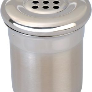 BergHOFF 1107448 tuzluk (kaba) tuzluk, paslanmaz çelik, metal, 5 x 5 x 6 cm