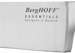 BergHOFF 2800379 şef/Aşçı bıçağı dövülmüş, paslanmaz çelik, siyah, 20 x 0,1 x 0,1 cm