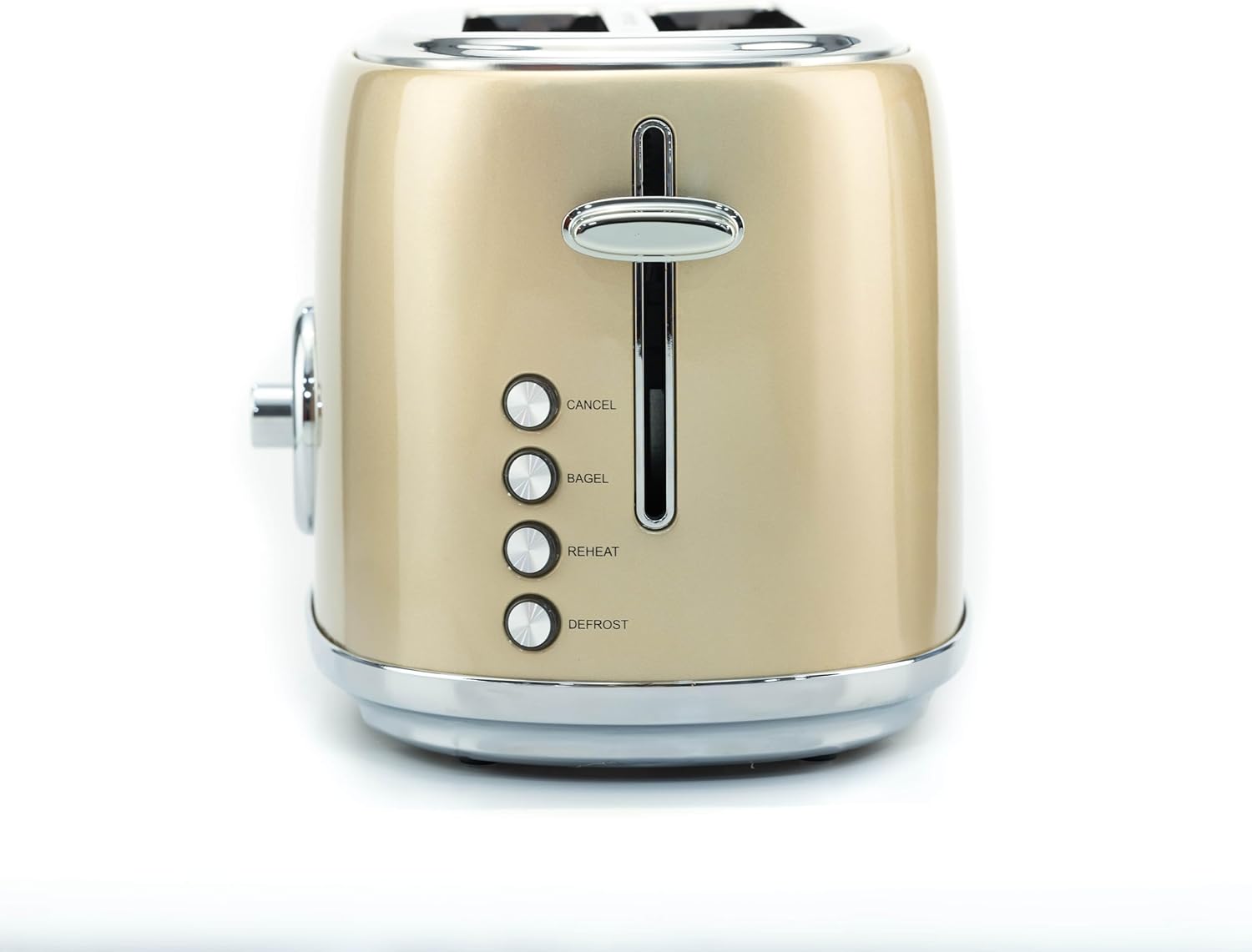 BergHOFF Gem Metallic 2 Dilim Ekmek Kızartma Makinesi – 815 W, Paslanmaz Çelik Gövde | Gold - Görsel 3