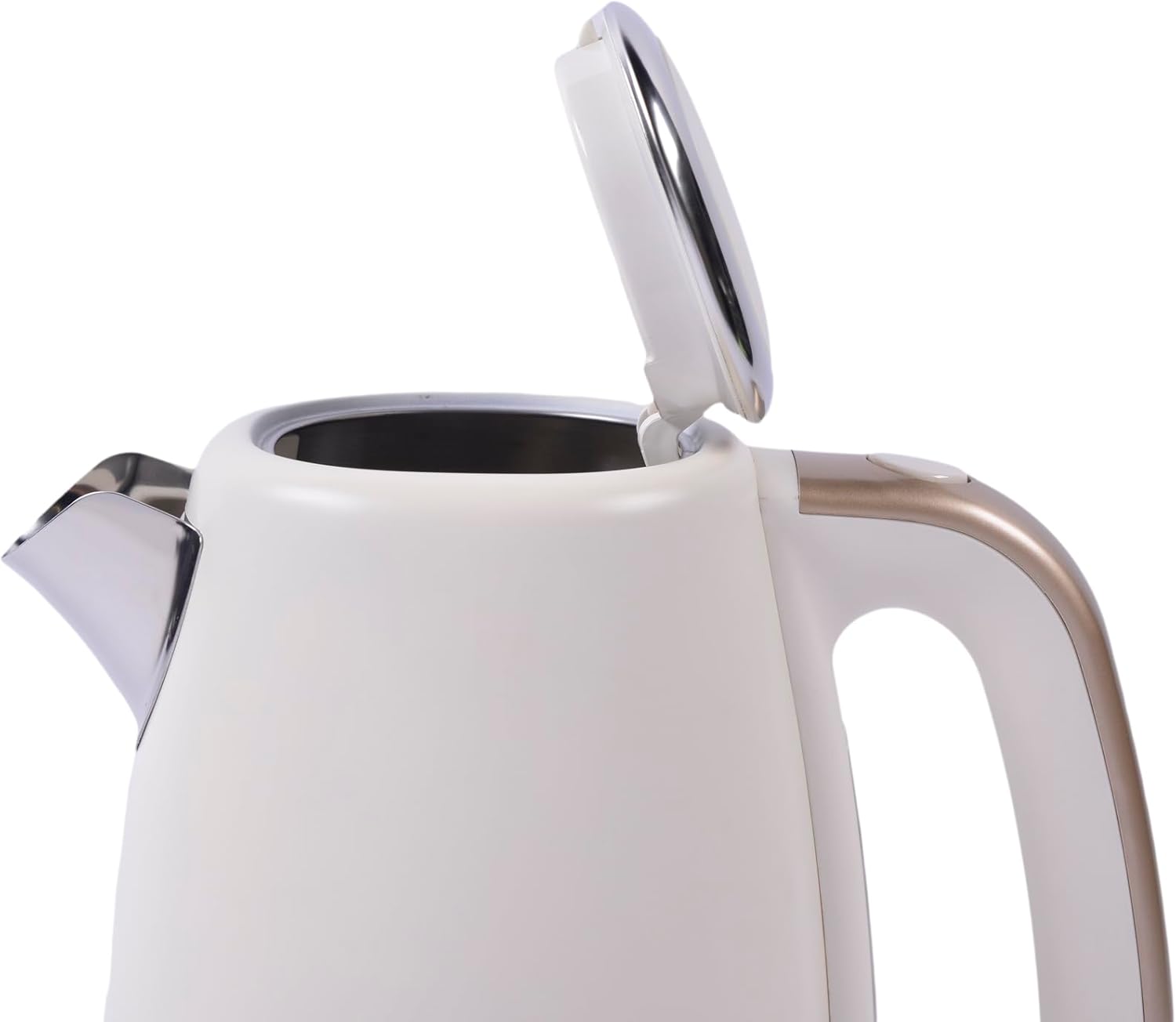 BergHOFF Gem Pearl 1, 7 L Su Isıtıcı – 2200 W Paslanmaz Çelik Gövde | Vanilya Krem Gold - Görsel 4