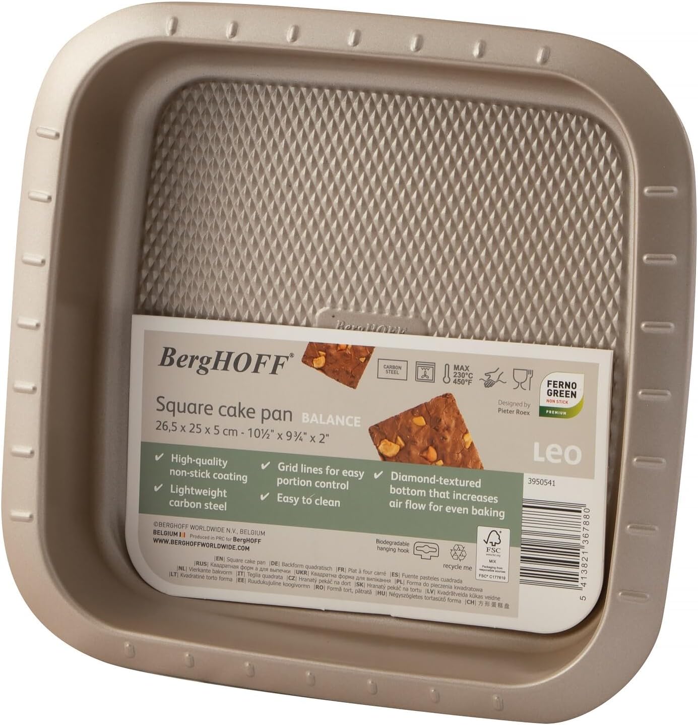 Berghoff Balance Fırın Kabı 26.5x25x5 Cm - Görsel 3