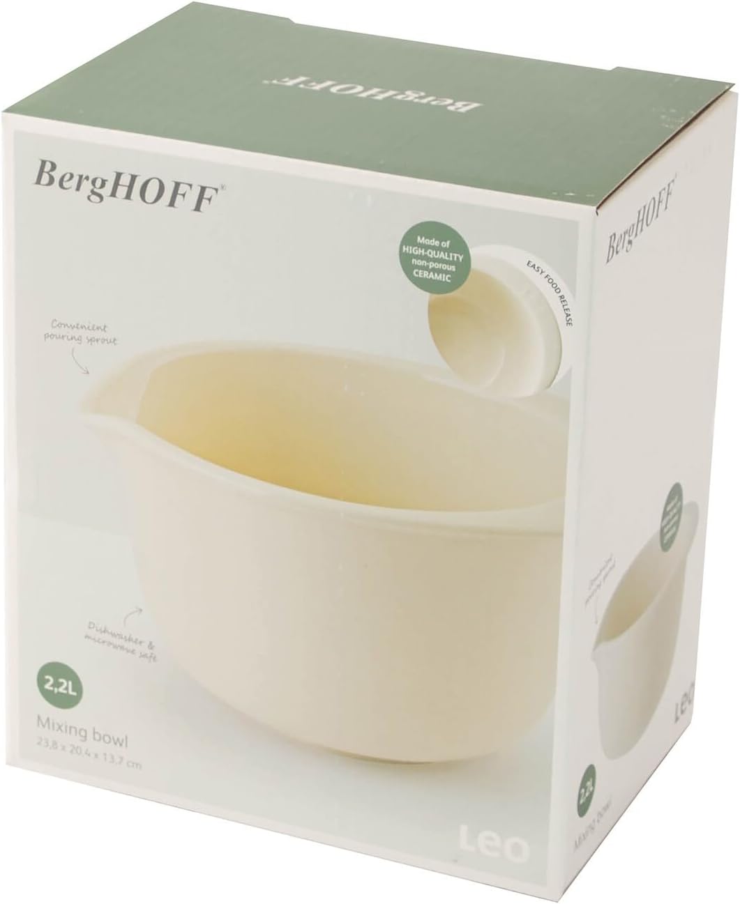 Berghoff Balance Seramik Karıştırma Kabı 2.20 L - Görsel 3