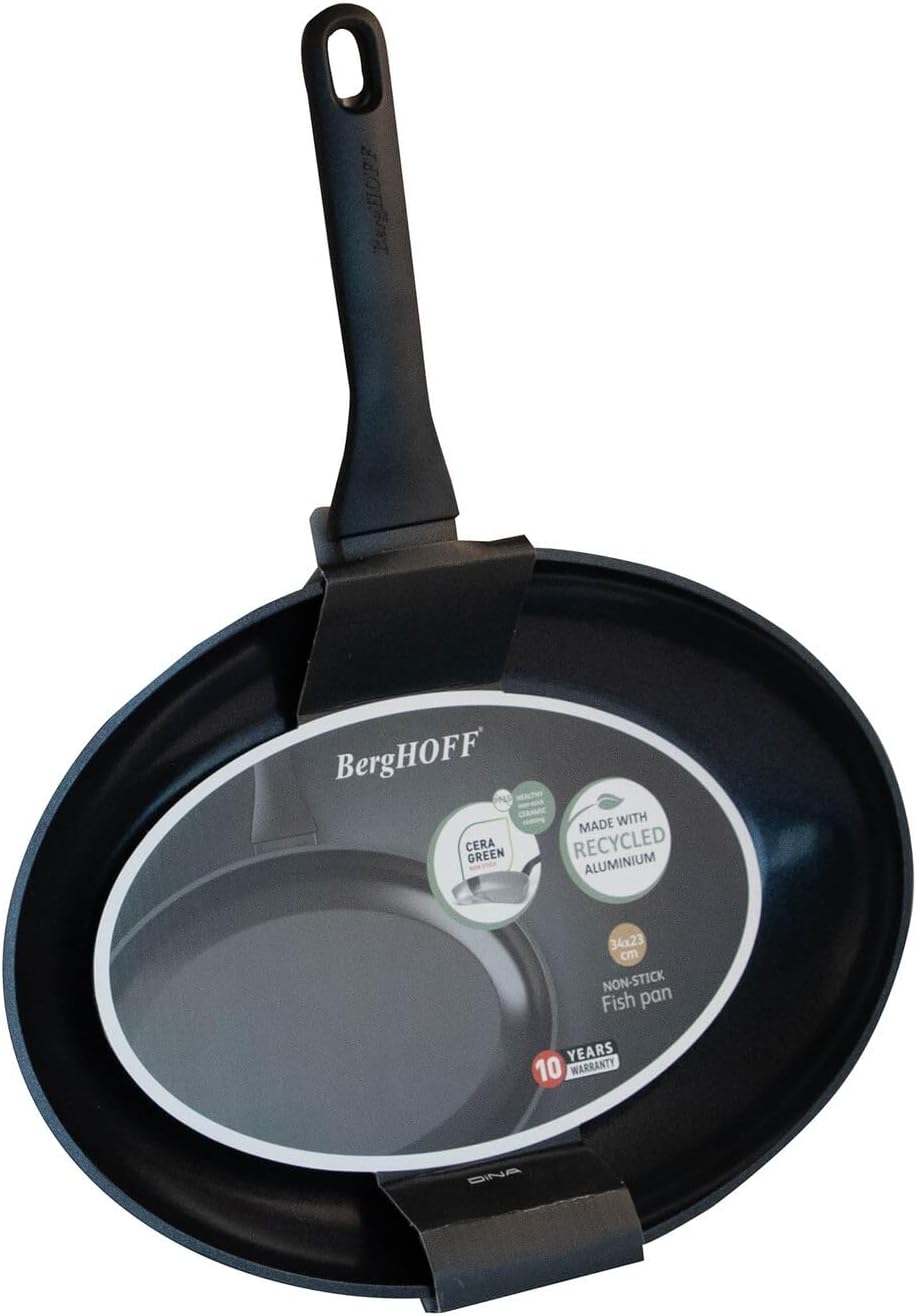 Berghoff Dina Helix Yapışmaz Oval Tava 34x23 cm - Görsel 4