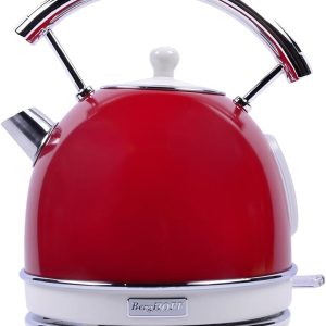 Berghoff GEM RETRO 1.7 Litre Kırmızı Yuvarlak Su Isıtıcısı