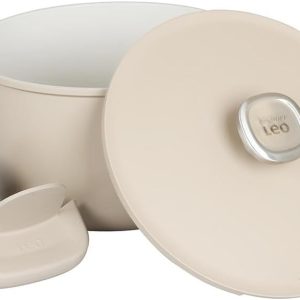 Berghoff LEO PHANTOM KAPAKLI YAPIŞMAZ DERİN TENCERE 24 CM LATTE