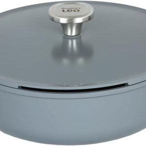 Berghoff LEO PHANTOM KAPAKLI YAPIŞMAZ SOTE TAVASI 28 CM SMOKED GREY