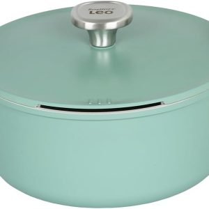 Berghoff LEO PHANTOM KAPAKLI YAPIŞMAZ TENCERE 24 CM FOREST GREEN