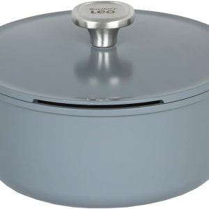 Berghoff LEO PHANTOM KAPAKLI YAPIŞMAZ TENCERE 24 CM SMOKED GREY