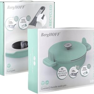 Berghoff Leo Phantom Pilav Tenceresi 28 Cm ve Kızartma Tavası 28 Cm Forest Green