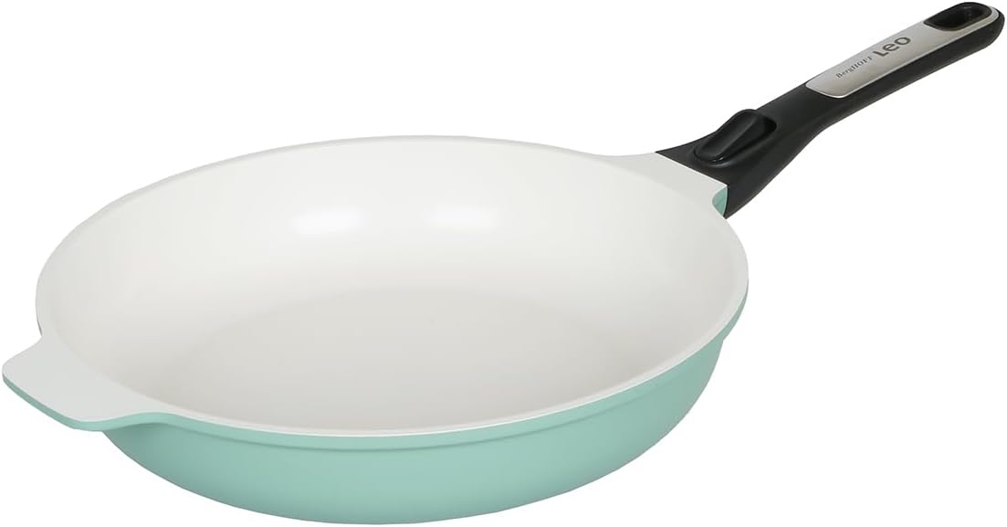 Berghoff Leo Phantom Pilav Tenceresi 28 Cm ve Kızartma Tavası 28 Cm Forest Green - Görsel 3