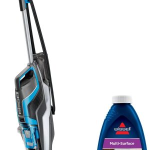 Bissell CrossWave, 3'ü 1 Arada Yüksek Vakumlu Süpürme ve Silme Makinesi 17132, Siyah/Mavi, Süpürme, Silme ve Kurulama, Sert Zeminleri ve Halıları Temizler