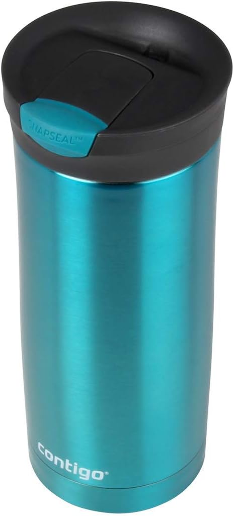 Contigo Huron Snapseal Termos Bardak 470 mL Turkuaz - Görsel 2