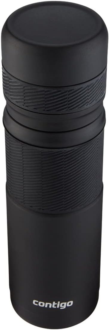 Contigo Thermal Bardaklı Çelik Termos 740 mL Siyah - Görsel 3