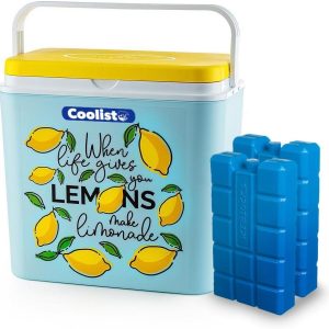 Coolist CLB24LM Limon Desenli Buzluk, 24 Litre + 2 Adet Buz Kaseti, 400gr
