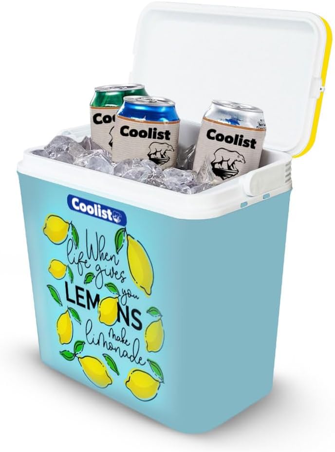 Coolist CLB24LM Limon Desenli Buzluk, 24 Litre + 2 Adet Buz Kaseti, 400gr - Görsel 3