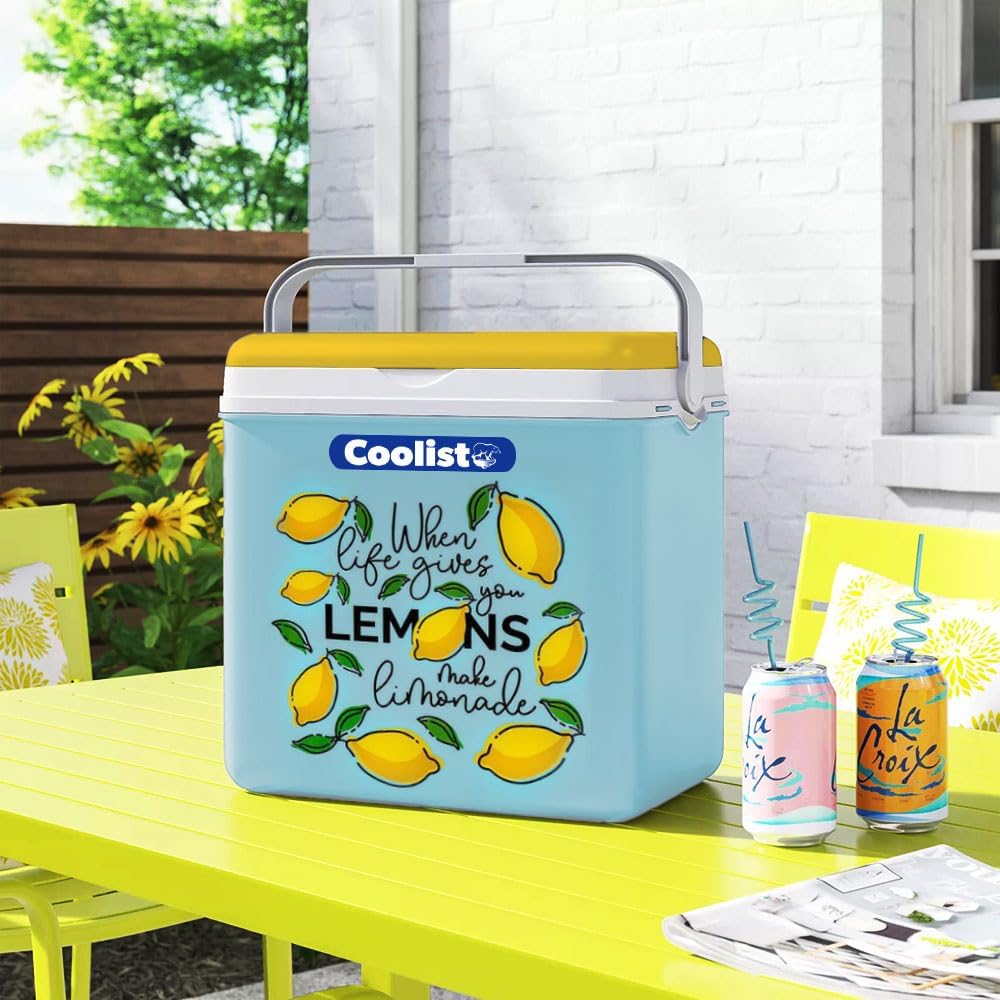 Coolist CLB24LM Limon Desenli Buzluk, 24 Litre + 2 Adet Buz Kaseti, 400gr - Görsel 4