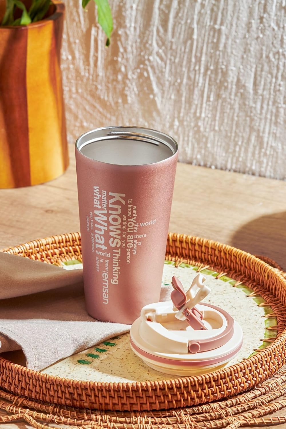 Emsan Smart Pembe Termos 500 ml - Görsel 2