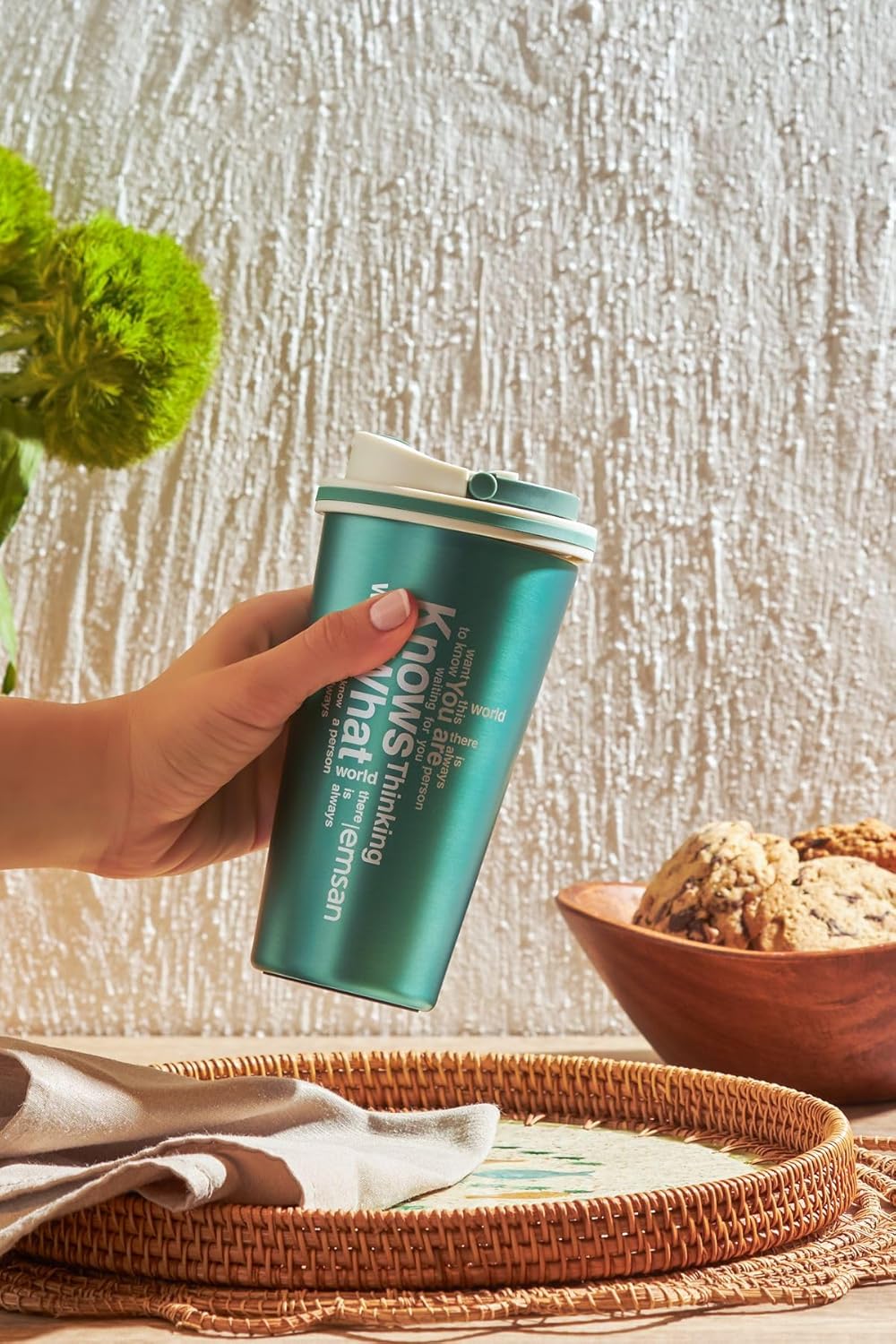 Emsan Smart Yeşil Termos 500 ml - Görsel 3