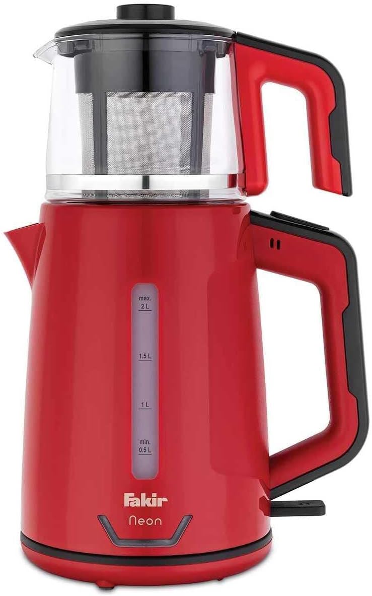Fakir Neon Çay Makinesi Kırmızı Siyah