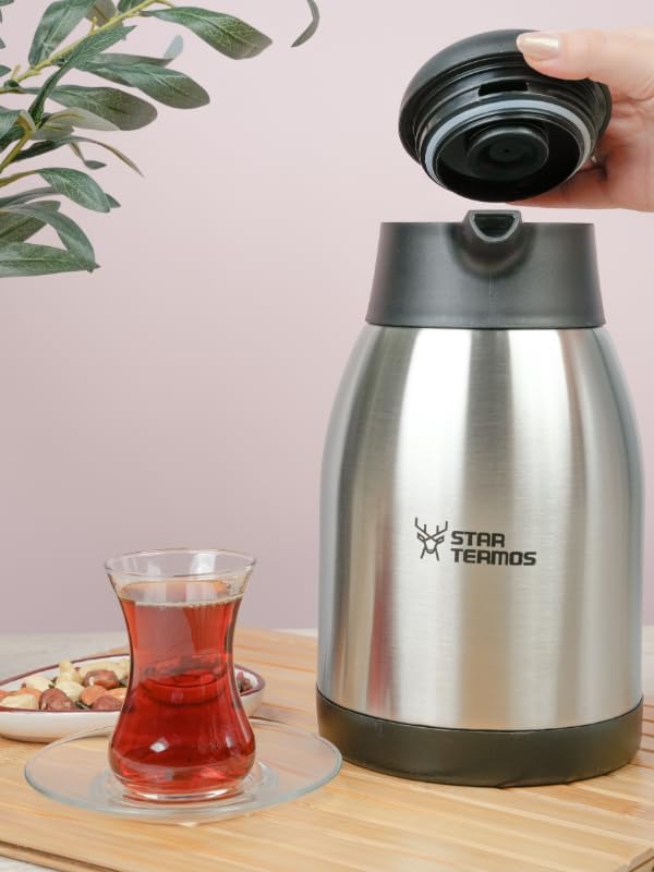 Horeca Serisi 2 Litre Çelik Termos - Görsel 2
