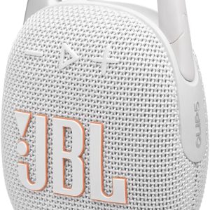 JBL Clip5, Bluetooth Hoparlör, IP67, Beyaz