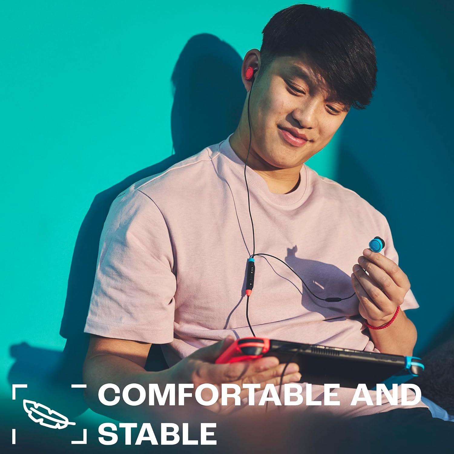 JBL Quantum 50 Nintendo,Gaming Kulaklık,Kablolu,Siyah - Görsel 3