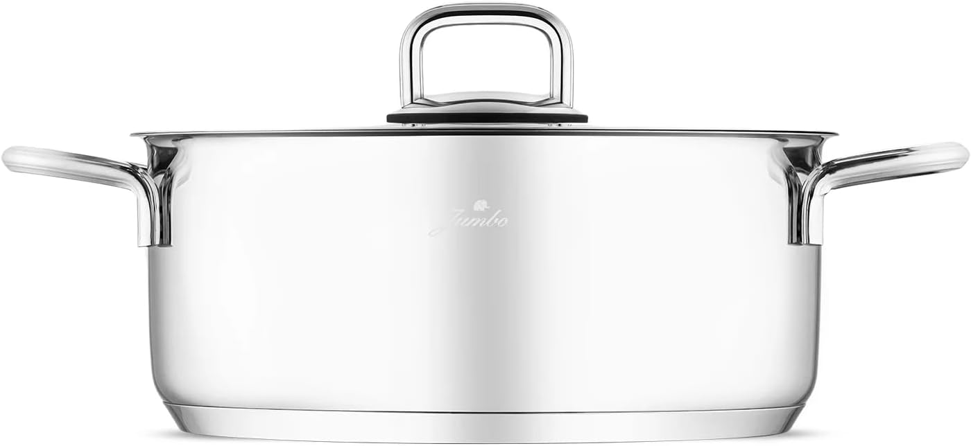 Jumbo Web New Myra 8 Parça İndüksiyon Tabanlı Çelik Tencere Seti - Görsel 4