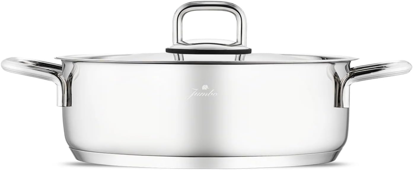 Jumbo Web New Myra 8 Parça İndüksiyon Tabanlı Çelik Tencere Seti - Görsel 5