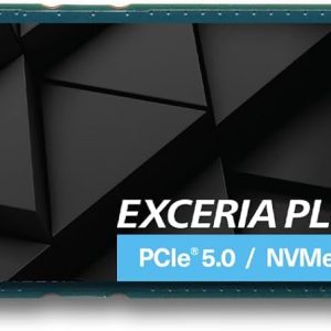 KIOXIA EXCERIA PLUS G4 2TB NVMe SSD – M.2 2280, PCIe Gen5, 10000MB/s Okuma, 8200MB/s Yazma