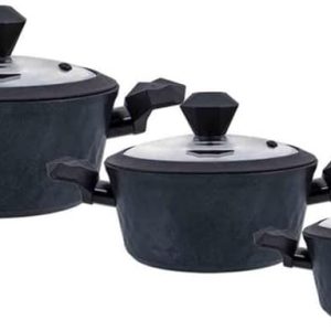 Karaca BioDiamond Antibakteriyel Kulp İndüksiyon Tabanlı 6 Parça Tencere Seti