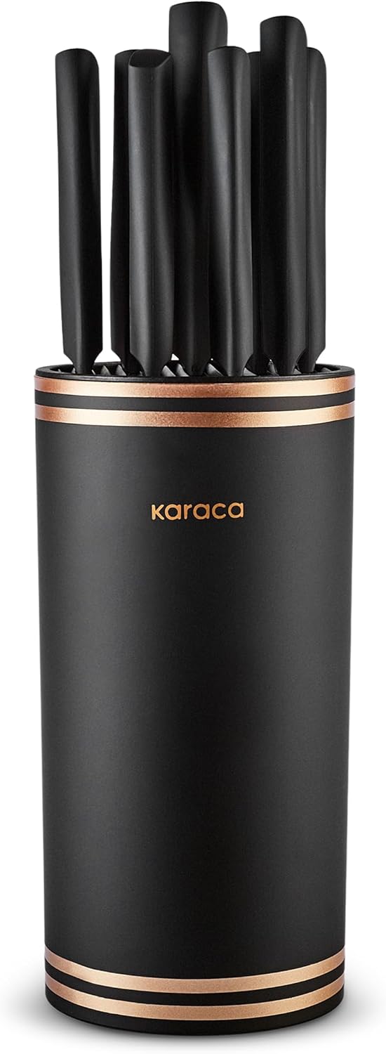 Karaca Megacut Round 9 Parça Siyah Bıçak Seti