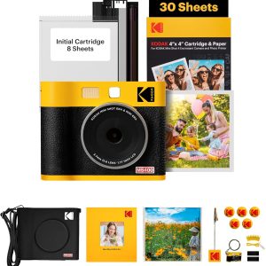 Kodak Mini Shot 4 ERA Sarı 4X4 + 60 Yaprak + Aksesuar Kiti