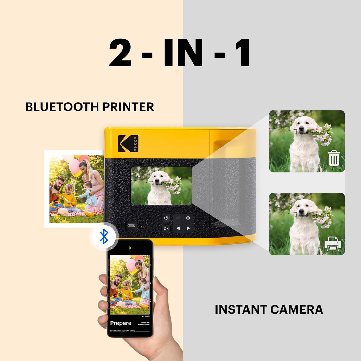 Kodak Mini Shot 4 ERA Sarı 4X4 + 60 Yaprak + Aksesuar Kiti - Görsel 3