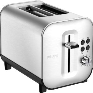 Krups First Toaster 2 Bölmeli Paslanmaz Çelik 850 Watt Ekmek Kızartma Makinesi - 7211003732