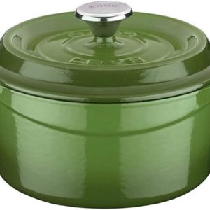 Lava Döküm Yuvarlak Tencere, Trendy, 16cm, Yeşil