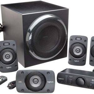 Logitech Z906 5.1 Surround Ses Hoparlör Sistemi, Çoklu Giriş, THX Sertifikalı, 1000 W Dolby Digital/DTS Kod Çözme Özellikli, Siyah