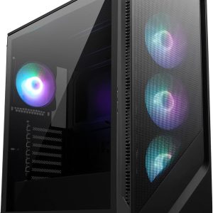 MSI MAG FORGE 321R AIRFLOW Temperli Cam 4x120mm ARGB Fan Type C Front ATX Gaming Bilgisayar Kasası